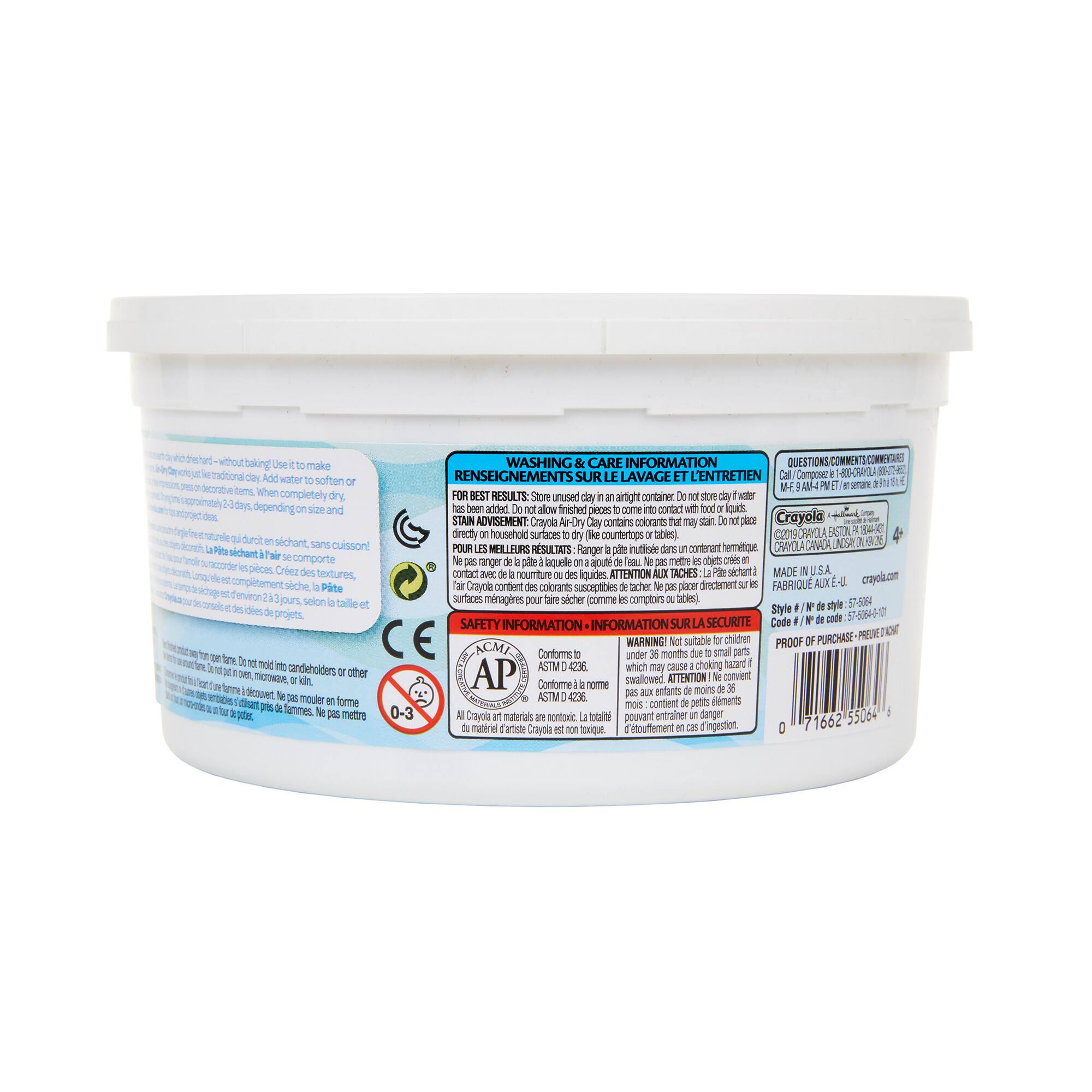 8 Pack: Crayola® Air-Dry Terra Cotta Clay, 2.5lb.